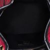 Bolso de mano Louis Vuitton  Editions Limitées en cuero monogram huella rojo y cuero negro - Detail D2 thumbnail