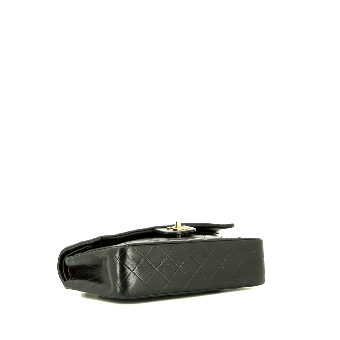 Chanel  Timeless Classic handbag  in black quilted leather - Detail D5