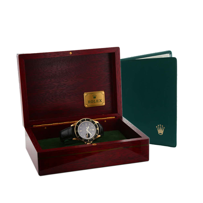 Reloj Rolex Submariner Date de oro amarillo Ref: Rolex - 16808  Circa 1981 - Detail D2