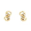 Pomellato  earrings in white gold and yellow gold - 00pp thumbnail