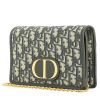 Dior  30 Montaigne pouch  in navy blue monogram canvas Oblique - 00pp thumbnail