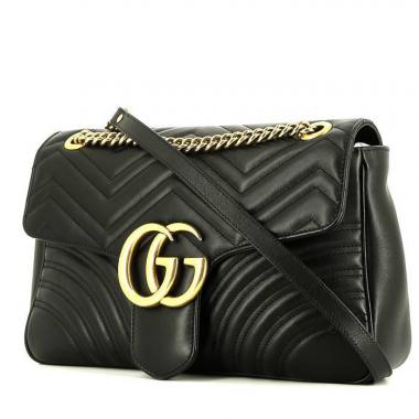 Hand Handled Leather Gucci GG Marmont 