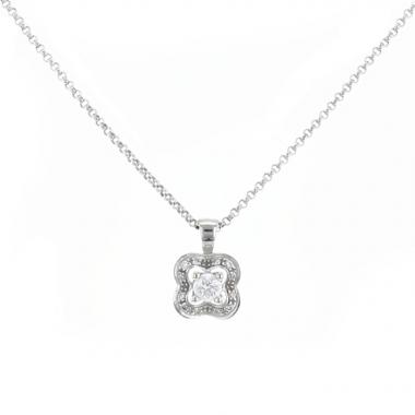 Collana Mauboussin Chance Of Love in oro bianco e diamante