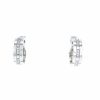 Cartier Tank earrings in white gold and diamonds - 360 thumbnail