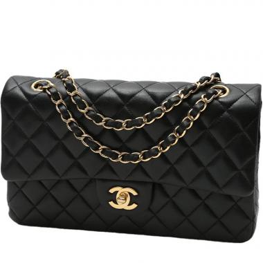 Sac à main Chanel  Timeless Classic en cuir matelassé noir