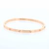 Cartier Love small model bracelet in pink gold - 360 thumbnail