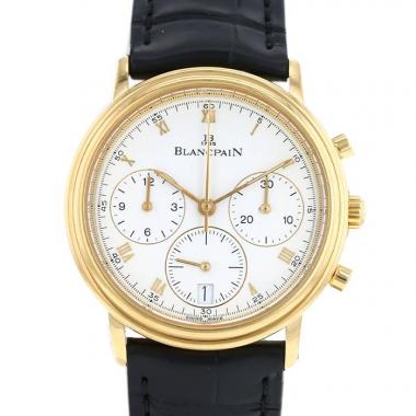 Montre Blancpain Villeret Chronograph en or jaune Vers 1990