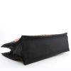 Saint Laurent  Rive Gauche shopping bag  in brown and black canvas - Detail D4 thumbnail