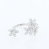 Van Cleef & Arpels Socrate ring in white gold and diamonds - 360 thumbnail