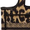 Dior  Book Tote small  shopping bag  in beige and black canvas - Detail D1 thumbnail