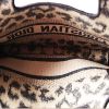 Dior  Book Tote small  shopping bag  in beige and black canvas - Detail D3 thumbnail