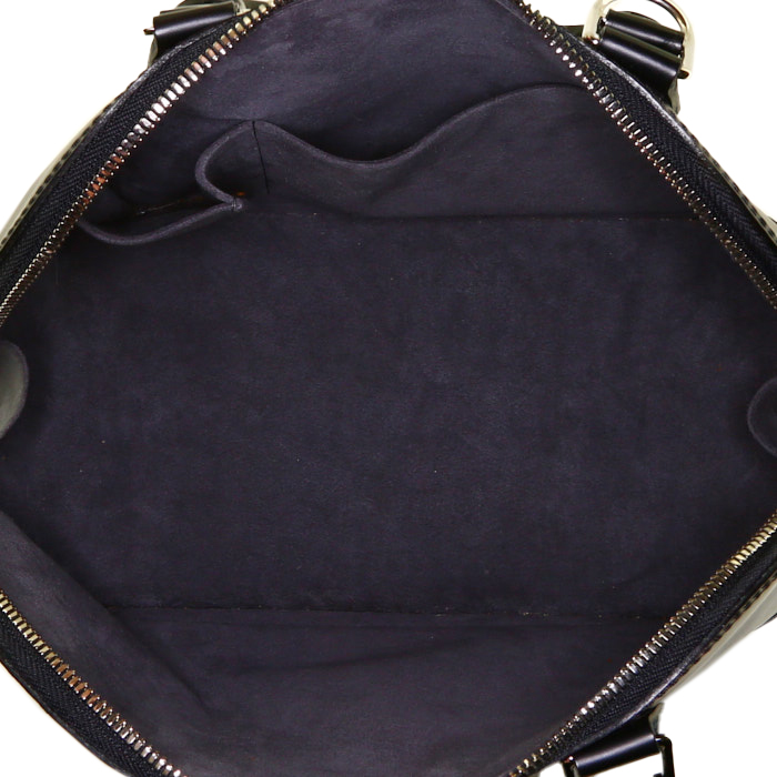 Borsa Louis Vuitton  Alma modello piccolo  in pelle Epi nera - Detail D2