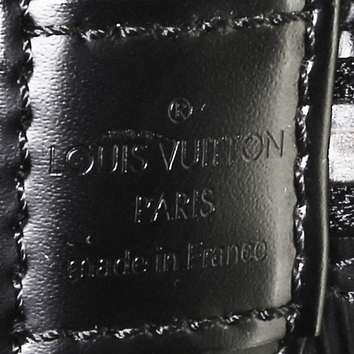 Borsa Louis Vuitton  Alma modello piccolo  in pelle Epi nera - Detail D3