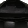 Bottega Veneta  Cassette belt  in black intrecciato leather - Detail D2 thumbnail