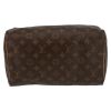 Bolso de mano Louis Vuitton  Speedy 30 en lona Monogram marrón y cuero natural - Detail D4 thumbnail