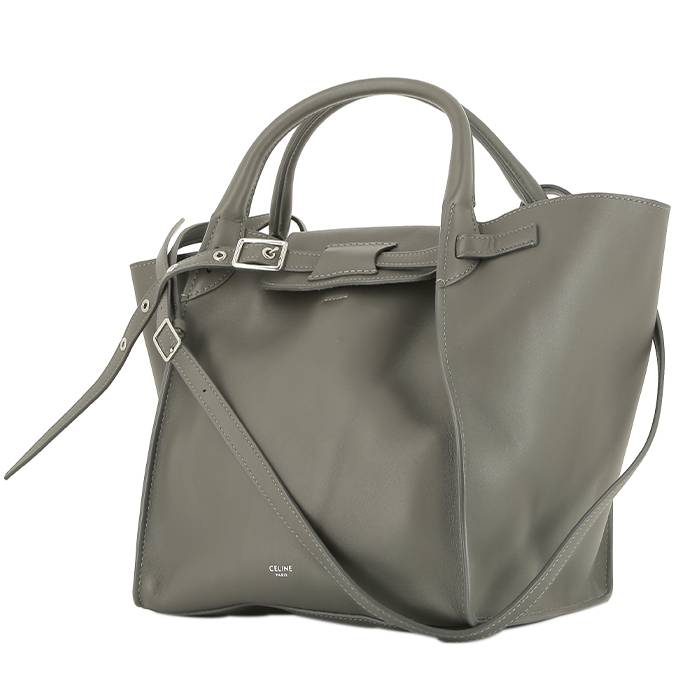 Bolso de mano Celine  Big Bag en cuero gris