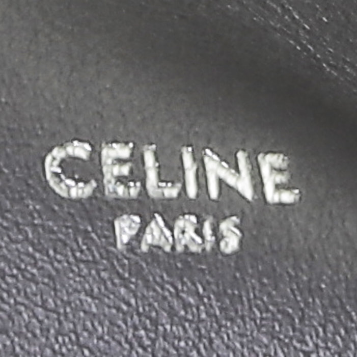 Bolso de mano Celine  Big Bag en cuero gris - Detail D4