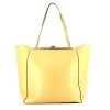 Shopping bag Celine  Cabas Clasp in pelle beige - 360 thumbnail