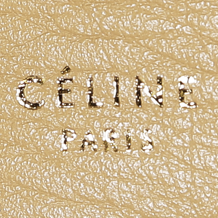 Shopping bag Celine  Cabas Clasp in pelle beige - Detail D3