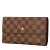 Louis Vuitton   wallet  in ebene damier canvas - 00pp thumbnail