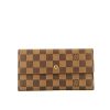 Billetera Louis Vuitton   en lona a cuadros ébano - 360 thumbnail