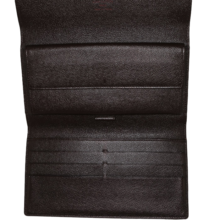 Louis Vuitton   wallet  in ebene damier canvas - Detail D2