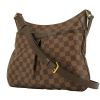 Louis Vuitton  Bloomsbury shoulder bag  in ebene damier canvas  and brown - 00pp thumbnail