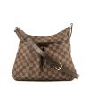 Louis Vuitton  Bloomsbury shoulder bag  in ebene damier canvas  and brown - 360 thumbnail