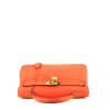 Hermès  Kelly 32 cm handbag  in orange togo leather - 360 Front thumbnail