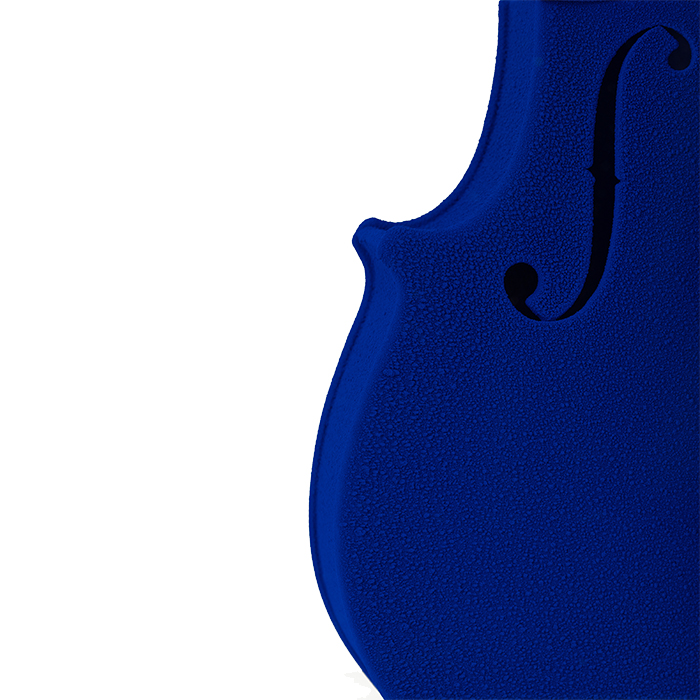 Arman, "Hommage à Yves Klein", triptyque de sculptures, bois, pigments et boîte en plexiglas, signées et numérotées, de 1993 - Detail D1