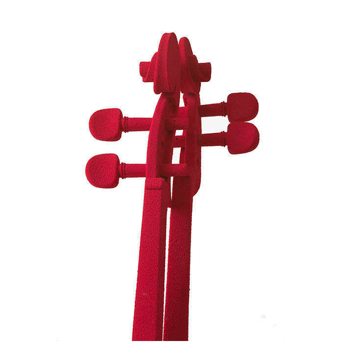 Arman, "Hommage à Yves Klein", triptyque de sculptures, bois, pigments et boîte en plexiglas, signées et numérotées, de 1993