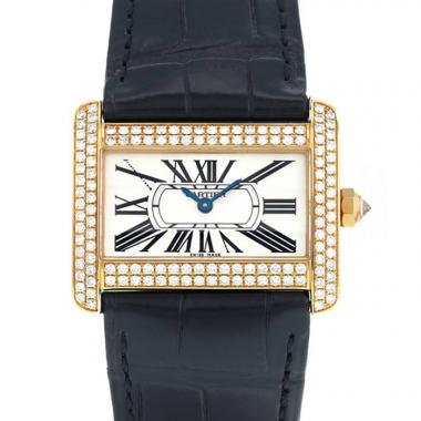 Montre Cartier Tank Divan en or jaune Ref: Cartier - 2601  Vers 2000
