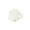 Chanel Camelia medium model ring in agate and yellow gold - 00pp thumbnail