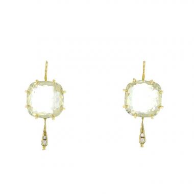 Pendientes H. Stern Moonlight de oro amarillo, citrinos y diamantes