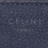 Shopping bag Celine  Phantom in camoscio e pelle blu marino - Detail D3 thumbnail