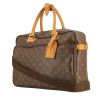 Sac bandoulière Louis Vuitton  Porte documents Voyage en toile monogram marron et cuir naturel - 00pp thumbnail