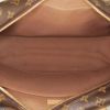 Sac bandoulière Louis Vuitton  Porte documents Voyage en toile monogram marron et cuir naturel - Detail D3 thumbnail