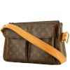 Bolso de mano Louis Vuitton  Viva Cité en lona Monogram marrón y cuero natural - 00pp thumbnail