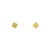 Paire de boucles d'oreilles Van Cleef & Arpels Alhambra en or jaune - 00pp thumbnail