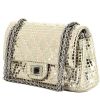 Chanel  Chanel 2.55 shoulder bag  in silver quilted leather - 00pp thumbnail