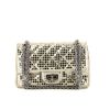 Bolso bandolera Chanel  Chanel 2.55 en cuero acolchado plateado - 360 thumbnail