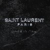 Sac à main Saint Laurent  Sac de jour Nano en cuir noir et argenté - Detail D4 thumbnail