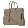 Borsa a tracolla Saint Laurent  Sac de jour piccola  in pelle grigia - 00pp thumbnail