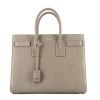 Bolso bandolera Saint Laurent  Sac de jour pequeño  en cuero gris - 360 thumbnail