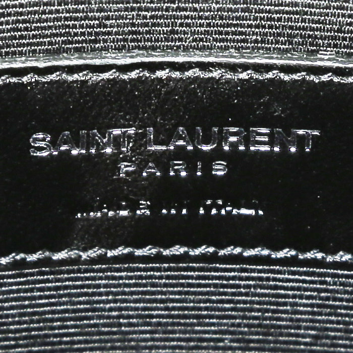 Saint Laurent  Sac de jour small  shoulder bag  in grey leather - Detail D4
