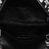 Bolso bandolera Chanel  Mini Timeless en lona negra y cuero negro - Detail D2 thumbnail