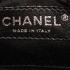 Chanel  Mini Timeless shoulder bag  in black canvas  and black leather - Detail D3 thumbnail