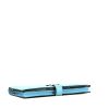 Portafogli Hermès  Portefeuille in pelle Epsom blu - Detail D4 thumbnail