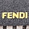 Fendi   shoulder bag  in black and gold leather - Detail D3 thumbnail