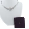 Boucheron Ava necklace in white gold and diamonds - Detail D2 thumbnail